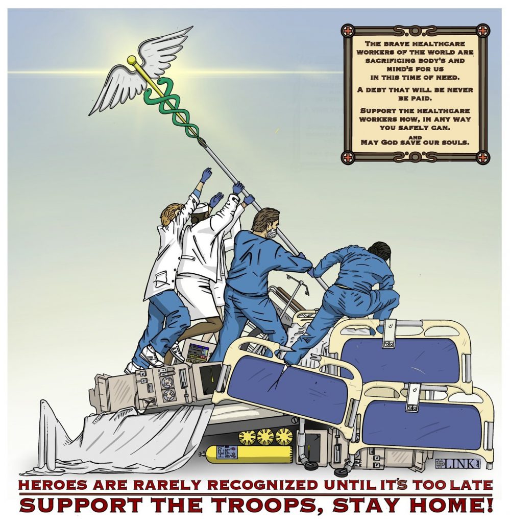 Gravenhurst man supports front-line workers through art during coronavirus pandemic – muskokaregion.com